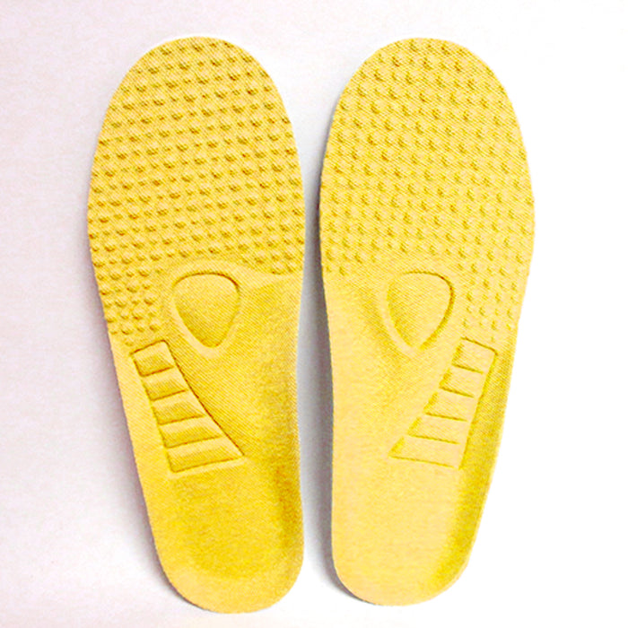 2 Pairs Padded Shoe Inner Soles Unisex Insoles Comfortable Cushion Size 9.5-10