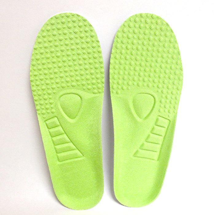 2 Pairs Padded Shoe Inner Soles Unisex Insoles Comfortable Cushion Size 9.5-10
