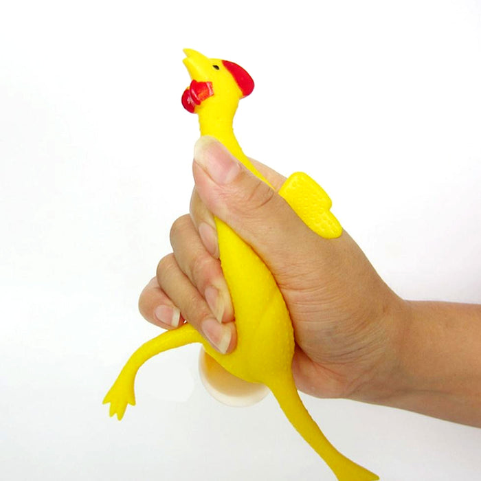 4 Pc Squeeze Stress Ball Anxiety Relief Fidget Toy Chicken Egg Yolk Hand Therapy