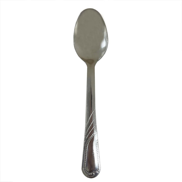 24 Pc Teaspoon Stainless Steel Coffee Tea Spoons Cutlery Silverware Set Kitchen