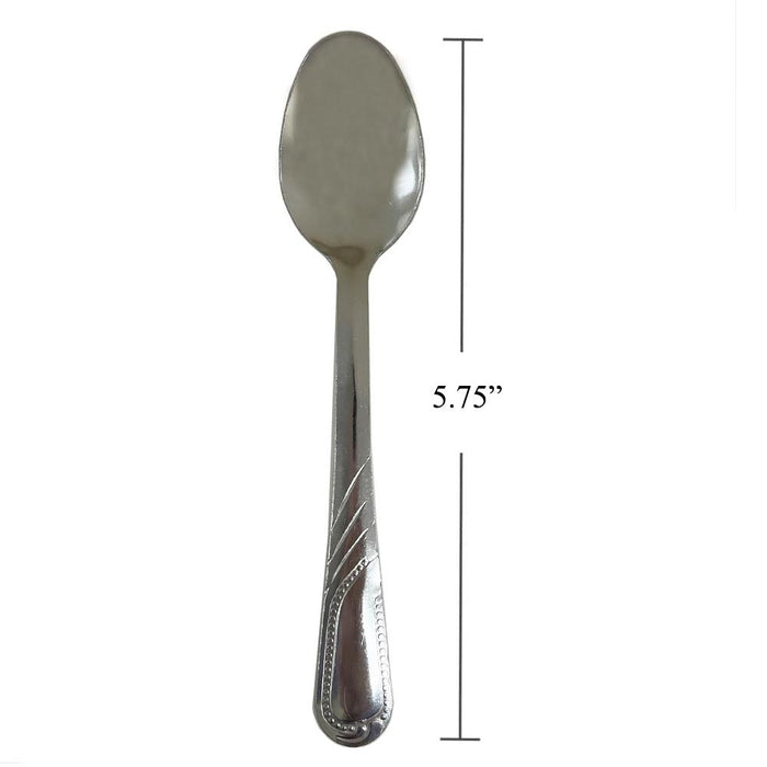 12 Pc Stainless Steel Teaspoon Silverware Set Coffee Tea Spoons Cutlery Flatware