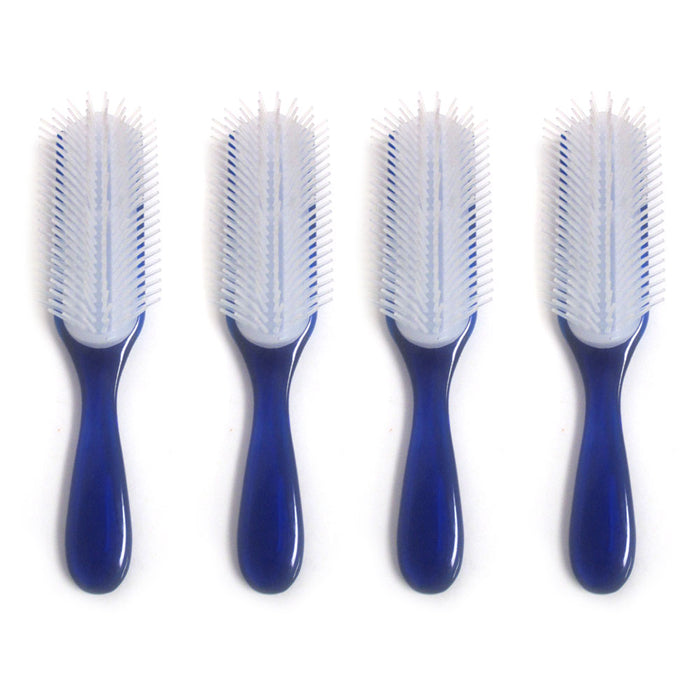 4 Pc Detangling Brush Wet Detangler Comb Hair Brush Salon Styling Tamer Shower