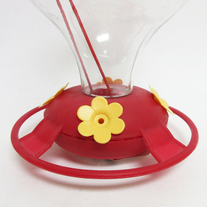 2 Pack Hummingbird Nectar Flower Feeder 20 oz Hanging Garden Outdoor Patio Clear