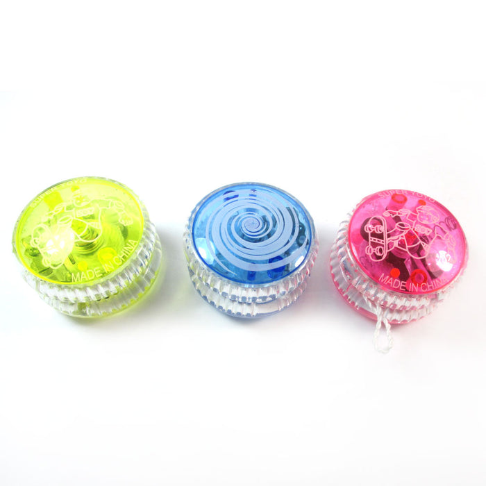 1 Flashing YoYo Ball Light Up Juggling Magic Toy Glow Moves Flashing LED Color