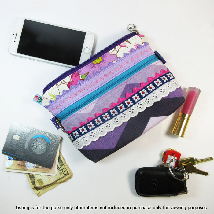 Handmade Purse Fabric Cosmetic Bag Makeup Organizer Travel Case Pouch Toiletry