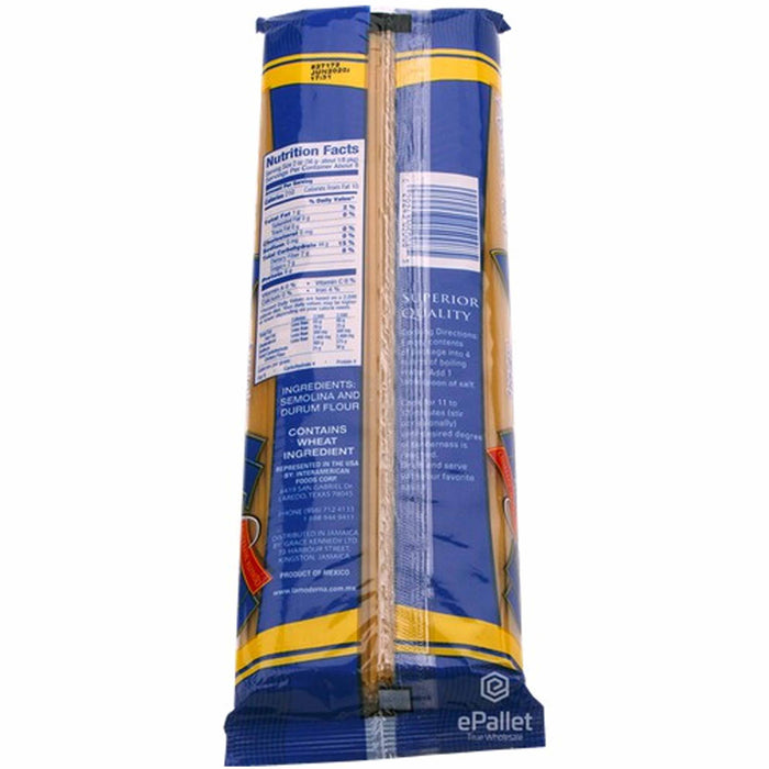 6 Packs Allegra Spaghetti Pasta Noodles 100% Durum Wheat Carbonara Italian 16oz
