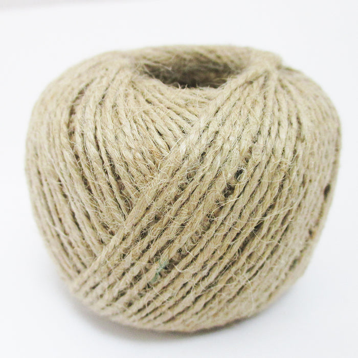 350' Feet JUTE TWINE 100% NATURAL 2-Ply Twisted ROPE Bird Parrot Toy Craft Parts