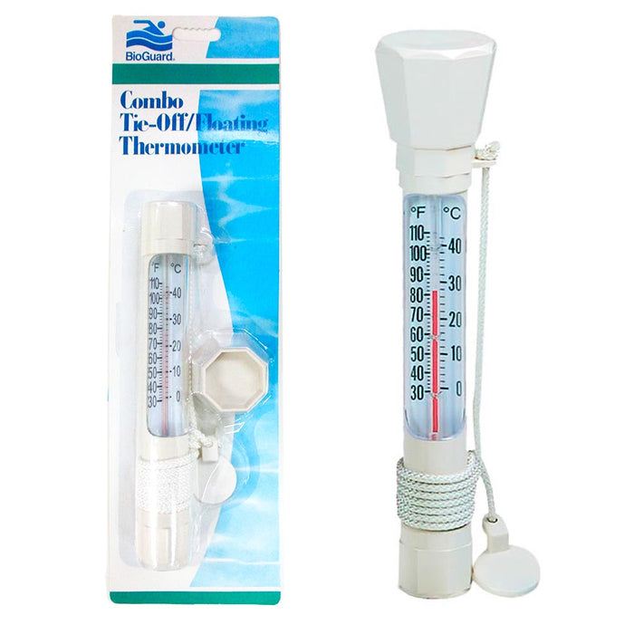 2 Pc Floating Thermometer Combo Water Temperature Swimming Pool Spa Hot Tub Cord