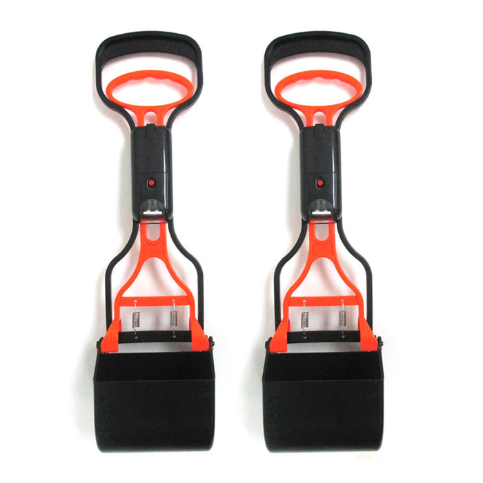 Large Dog Pooper Scooper Pet Waste Scoop Clean Poop XL Long Jumbo Handle Pick Up