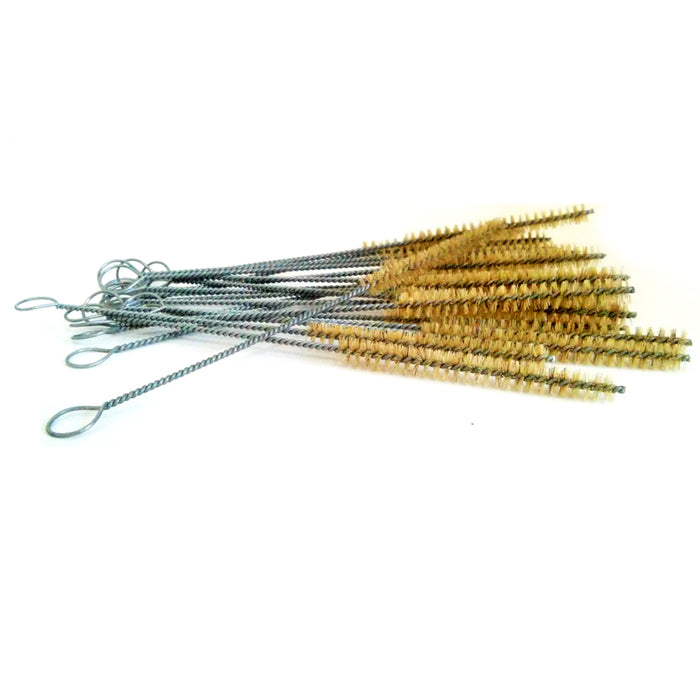 2 x Straw Cleaner Straw  Chenille Stems Pipe Stick Metal Cleaning Brush Limpia Bombilla 2 UNITS ships from USA