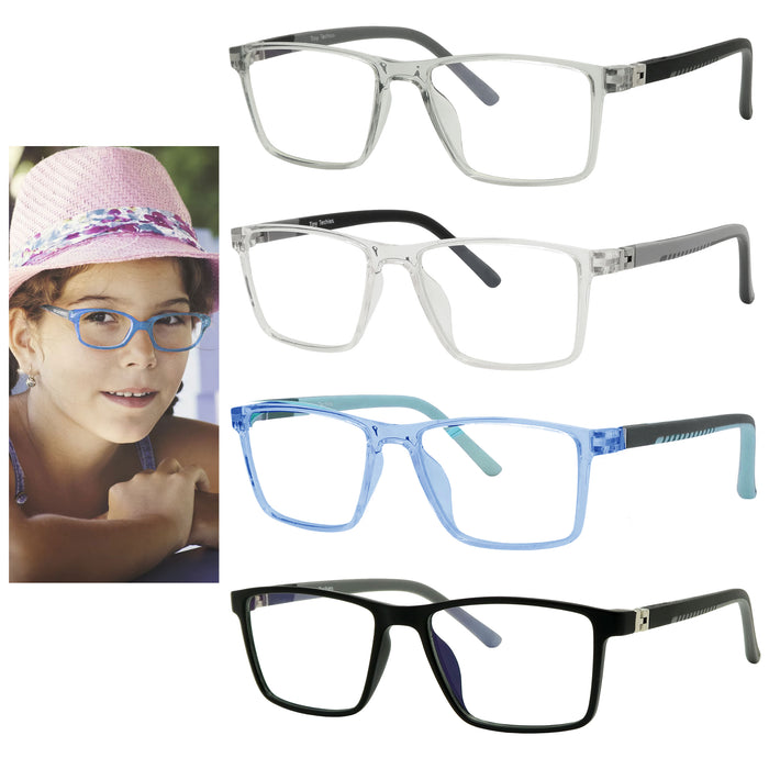 2 X Kids Blue Light Blocking Glasses Computer Gaming Eyewear Vision Protection