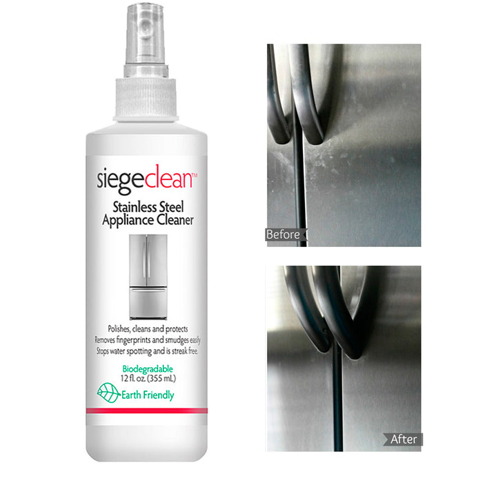 Stainless Steel Appliance Cleaner Polish Spray One Step Sink Chrome Cleaner 12Oz