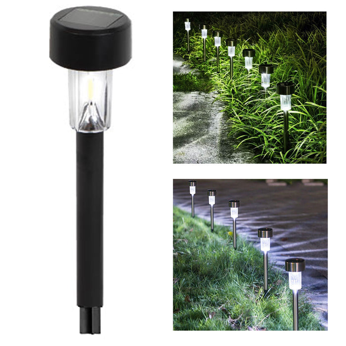 16 Pc Outdoor Solar Powered Light Garden Stake Peg Lighting Yard Decoration 14"