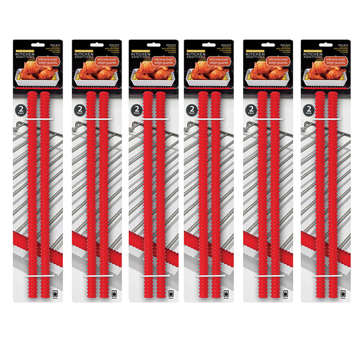 12 Pack Silicone Oven Guard Rack Edge Push Clip Heat Resistant Helps Avoid Burns