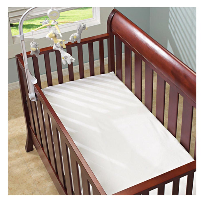 Crib Size Mattress Cover Light Vinyl Toddler Bed Allergy Dust Bug Protector New
