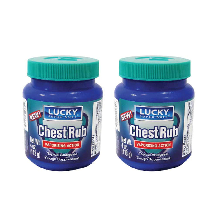 2 Vapor Rub Ointment Vaporize Blocked Nose Cough Nasal Congestion Headache 220g