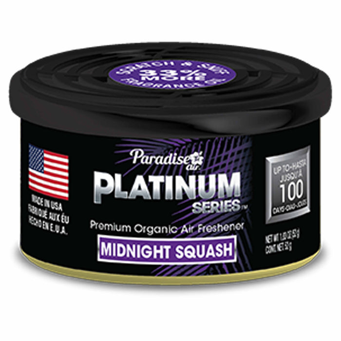 2 Paradise Platinum Organic Air Freshener Fiber Can Lasting Midnight JDM Squash