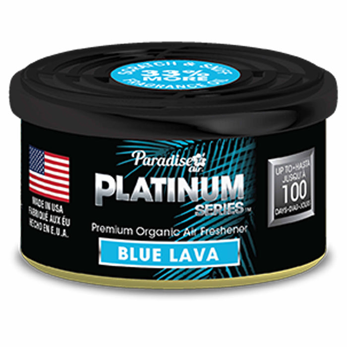 1 Paradise Platinum Organic Air Freshener Fiber Can Long Lasting Scent Blue Lava
