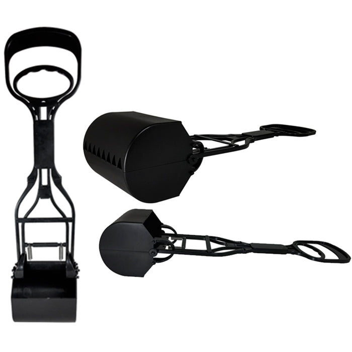 Large Dog Pooper Scooper Pet Waste Scoop Clean Poop XL Long Jumbo Handle Pick Up