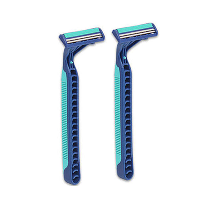 6 Gillette Disposable Razors Blue 2 Plus Twin Blade Ultra Grip Lubrastrip Shaver