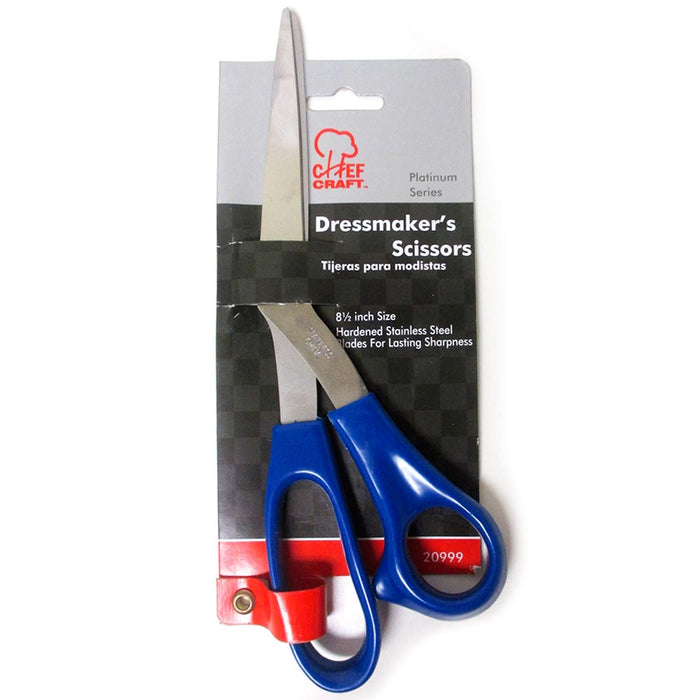 2 Scissors Stainless Steel Blades Comfort Grip Cut Fabric Cutter Sharp Crafts