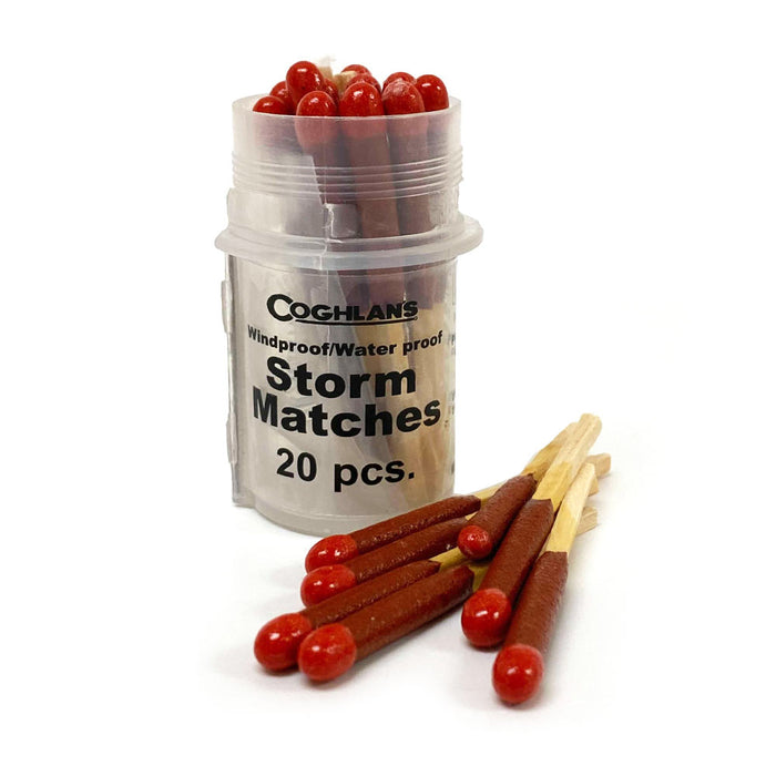 20 Pcs Storm Matches Waterproof Stormproof Coghlans Windproof Survival Emergency