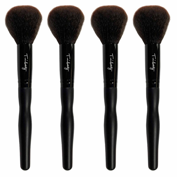 4 X Beauty Brushes Set Cosmetic Powder Brush Face Liquid Foundation Makeup Blush