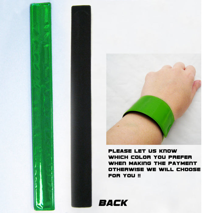 4 x Reflective Arm Band Leg Strap Bike Running Sport Safety Glow High Visibility
