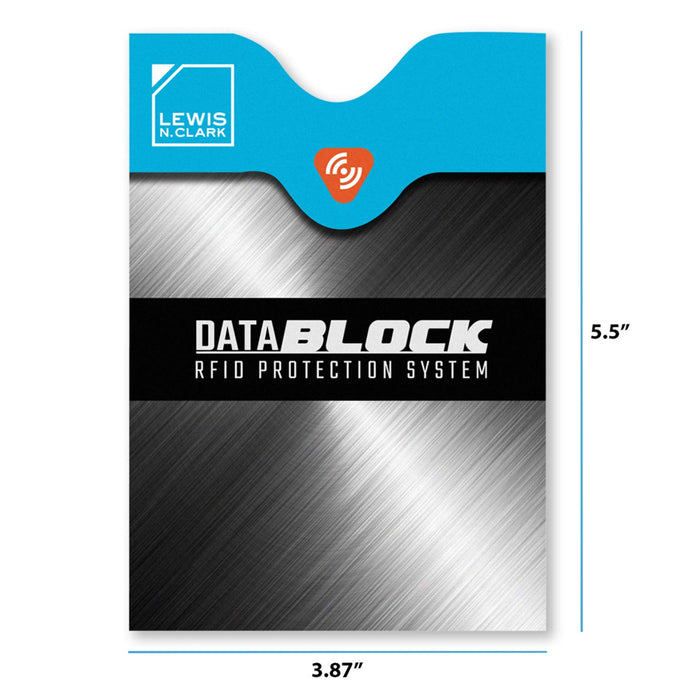 Lewis N Clark RFID Documents Protection Sleeves Passport Data Block Travel Pouch