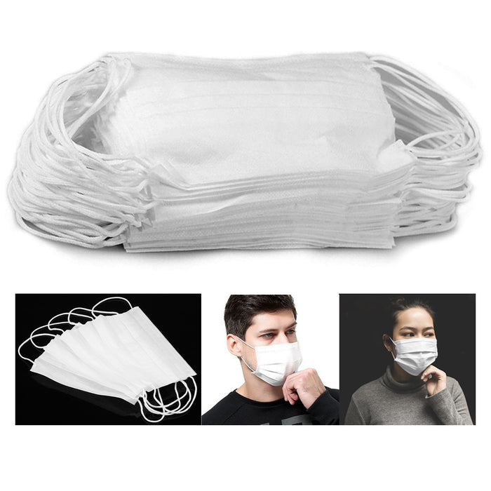 70 Disposable Face Mask Earloop Anti-Dust Mouth Cover Filter Medical Dental Nail