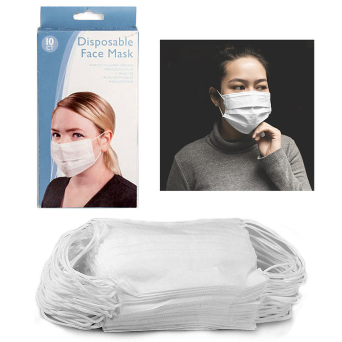 50 Disposable Face Mask Earloop Anti-Dust Mouth Cover Filter Medical Dental Nail