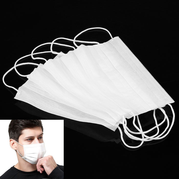 10 Disposable Face Mask Earloop Anti-Dust Mouth Cover Filter Medical Dental Nail