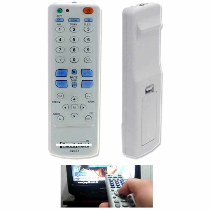 1 Universal Replacement Remote Control Any TV 24 Gauge Audio Video HD Quality