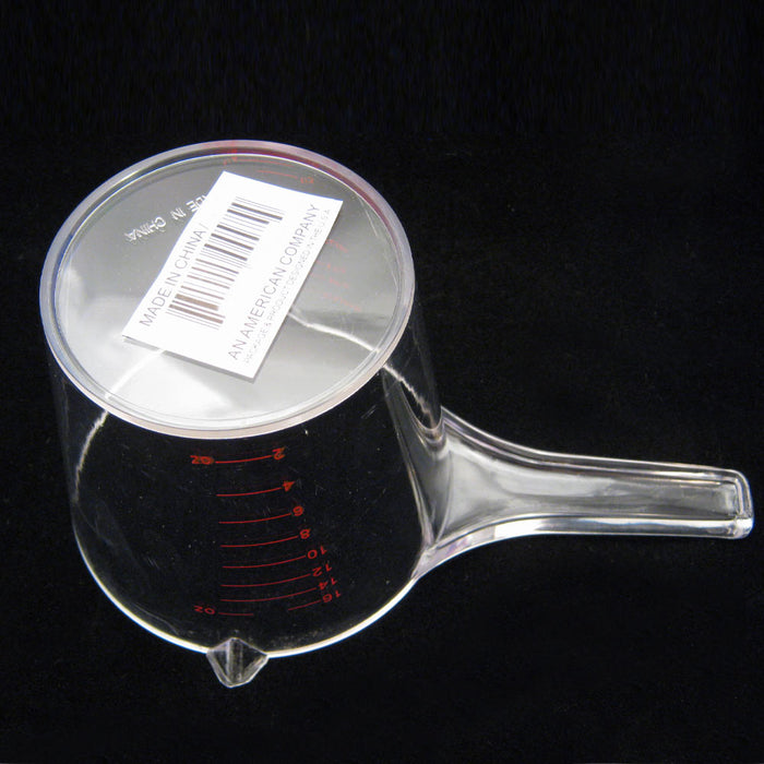 Plastic 2 Cup Measuring Pitcher Tool Handle Pour Spout Liquid Flour Bake Oil New