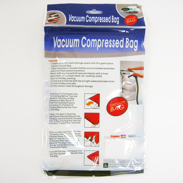 Pack of 20 Vacuum Storage Bags Air Tight Seal Closet Space Saving Organize