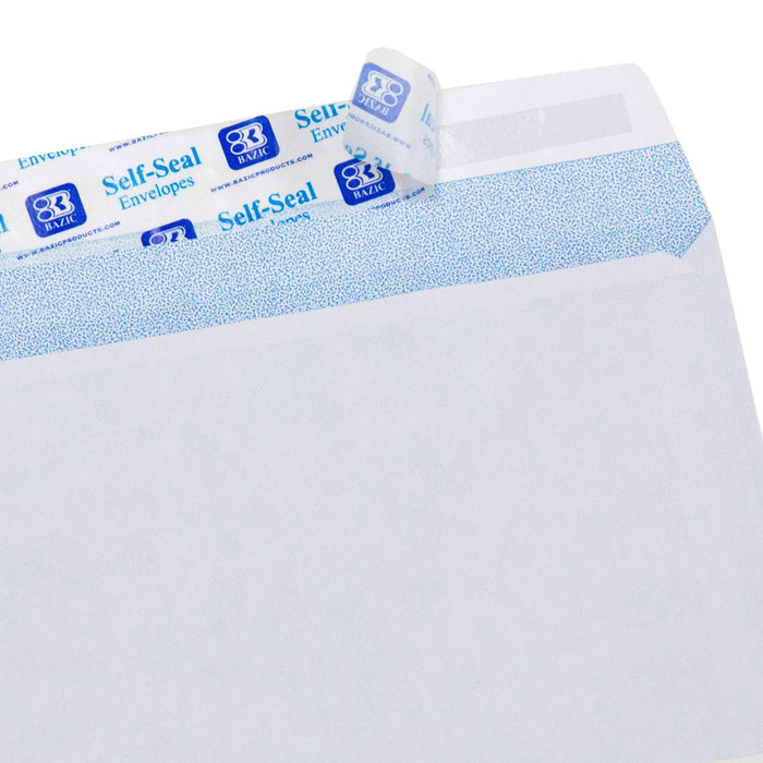 80 Self Seal White Envelopes Letter Mailing Shipping Security Mail Peel 6 3/4