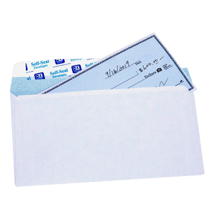 80 Self Seal White Envelopes Letter Mailing Shipping Security Mail Peel 6 3/4