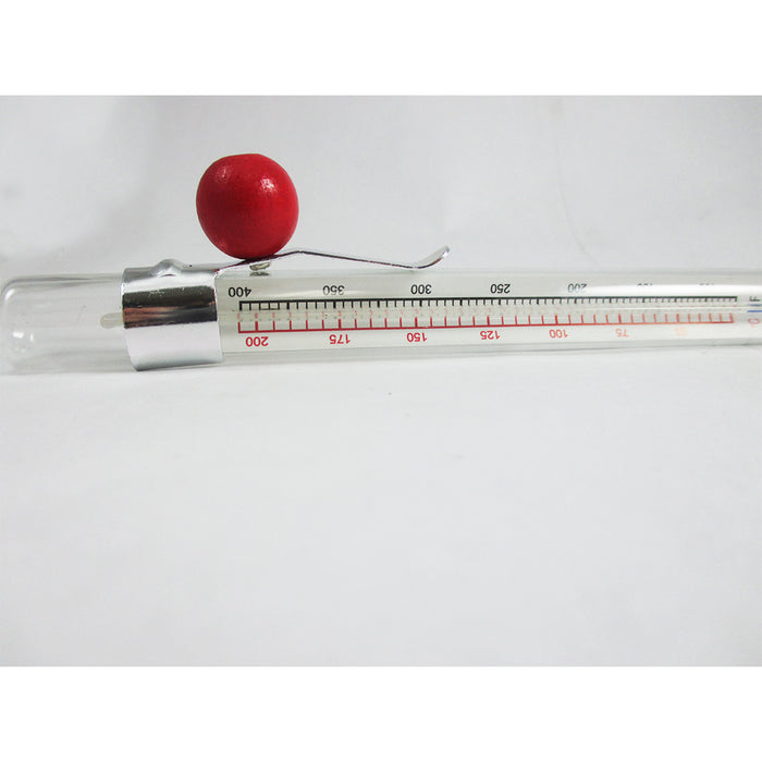 Glass Candy Deep Fry Thermometer Classic Frying Jelly Candydeep Cooking Fat Meat, White