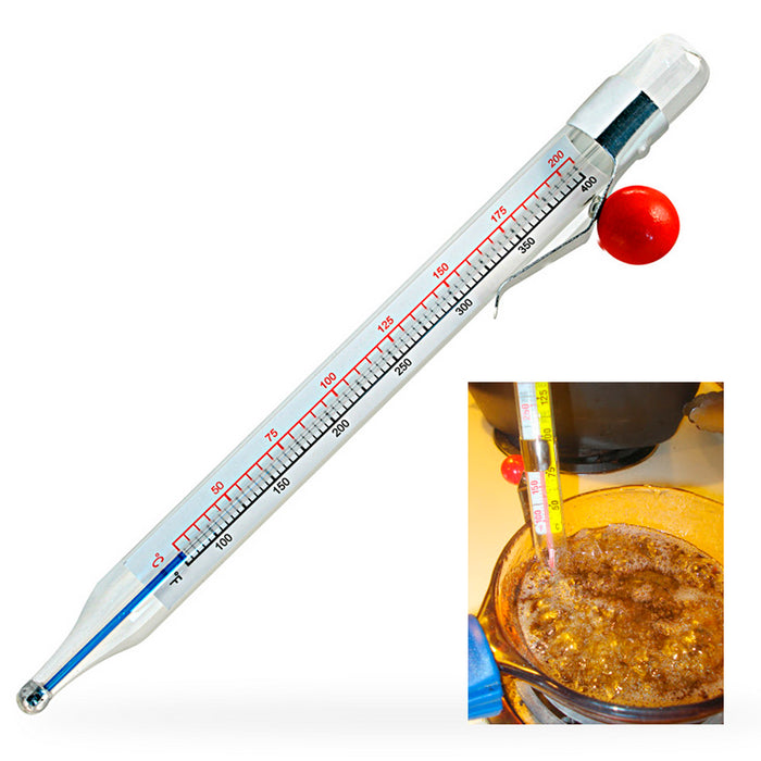 Clip-On Probe Thermometers for Meat, Deep Frying, and Candy Making