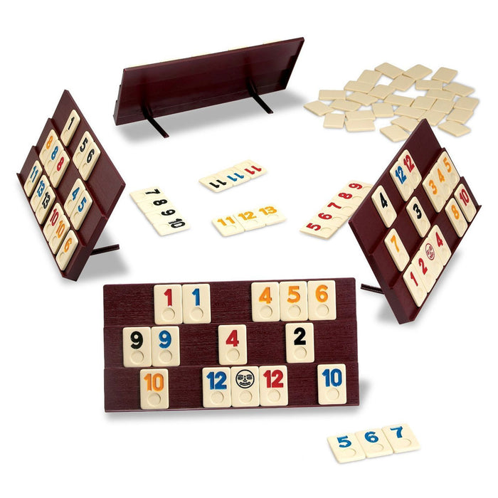 Deluxe Rummy-O Cardinal Classic Tile Number Game Rummikub Family Night Fun Gift