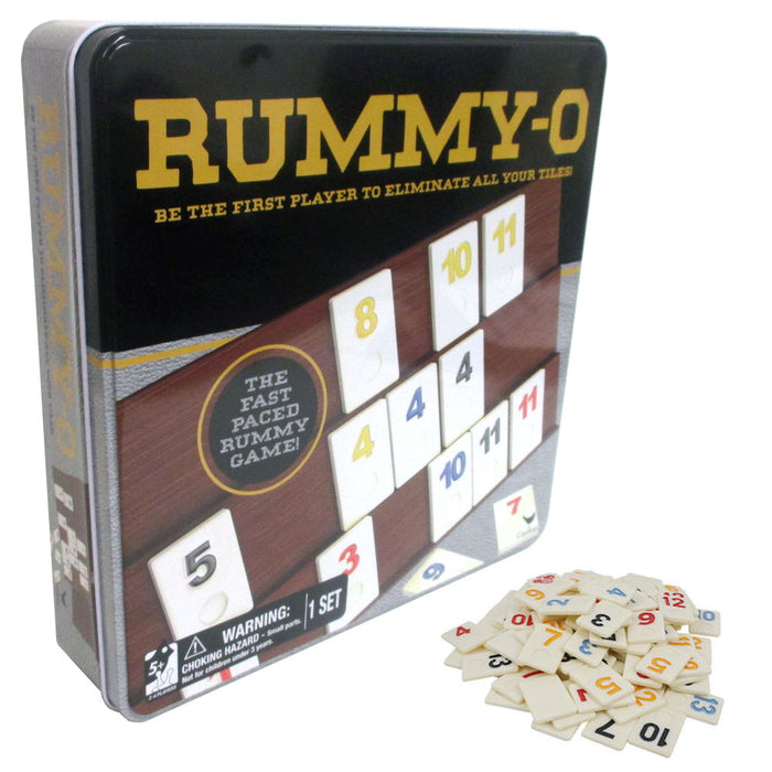 Deluxe Rummy-O Cardinal Classic Tile Number Game Rummikub Family Night Fun Gift