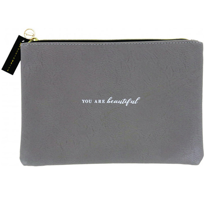 1 Beauty Cosmetic Pouch Makeup Bag Travel Case Zippered Toiletry Purse Organizer