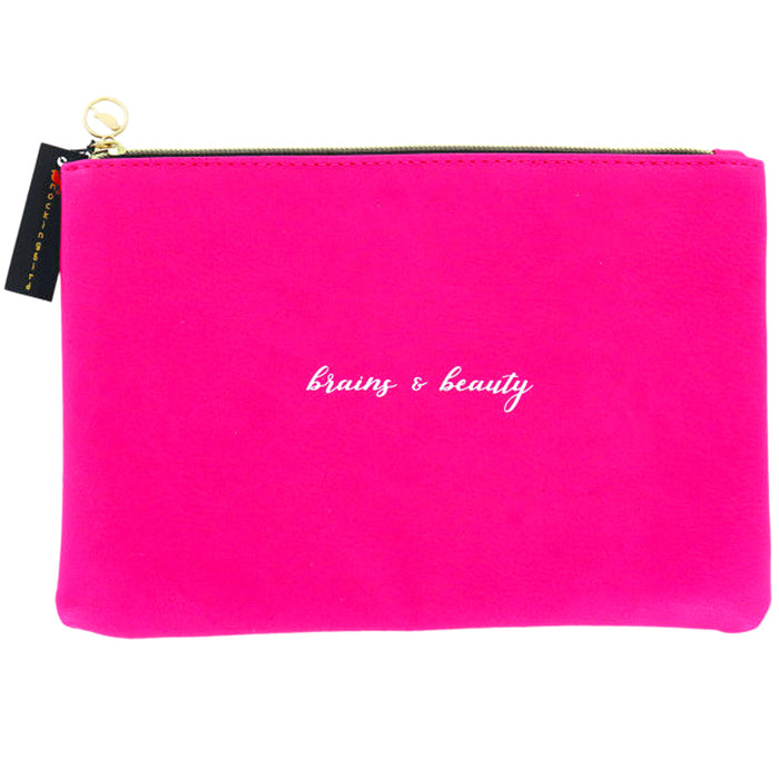 1 Beauty Cosmetic Pouch Makeup Bag Travel Case Zippered Toiletry Purse Organizer