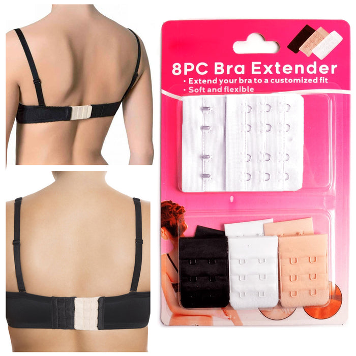 3pcs Women's Low Back Bra Strap Converter Adjustable Extension Strap in  Different Colors 