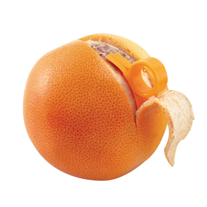 RawNori 4 Pack Citrus Orange Peeler - EZpeel Brand Lemon Peeler