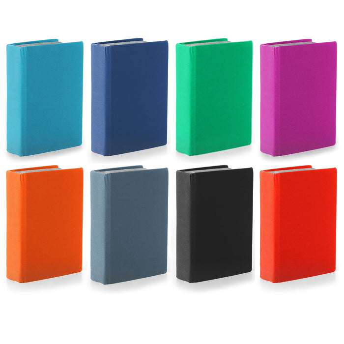 10 Stretchable Book Covers Fabric Hardcover Textbooks Washable Reusable Colorful
