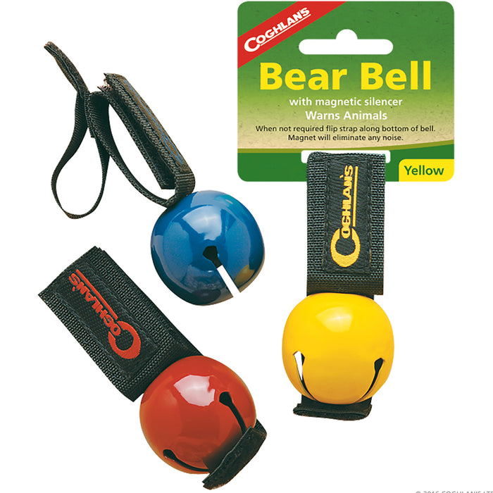 Coghlans Bear Bell Magnetic Silencer Hiking Safety Survival Attack Dog Bells