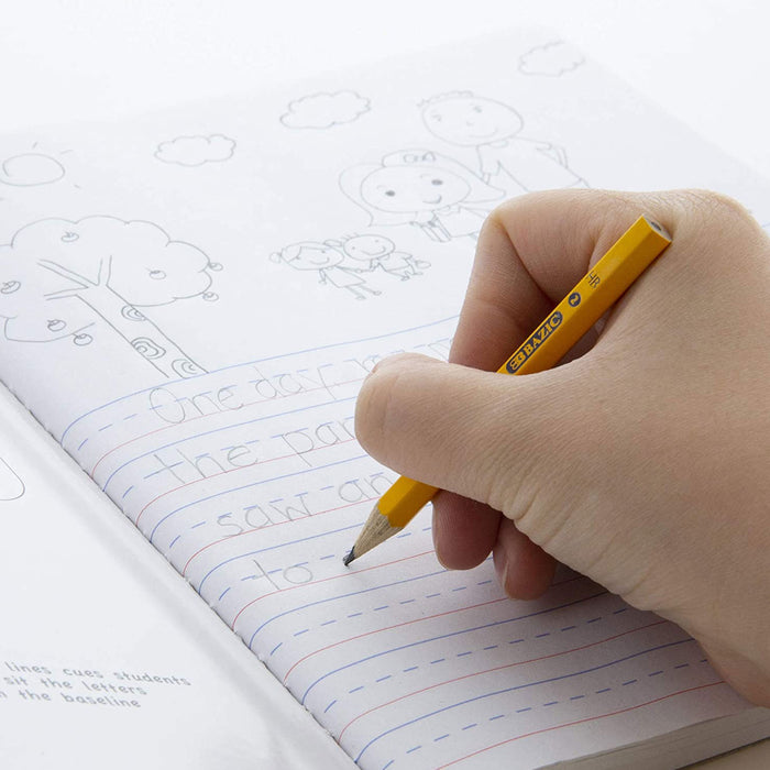 288 X BAZIC Golf Pencils #2 HB Half Yellow Mini Small Hexagon Pre-Sharpened Bulk