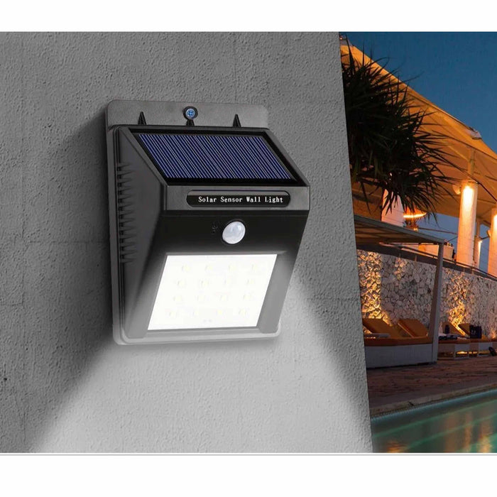 2 Pack Solar Outdoor Lights Motion Sensor Waterproof Security Front Door Garden