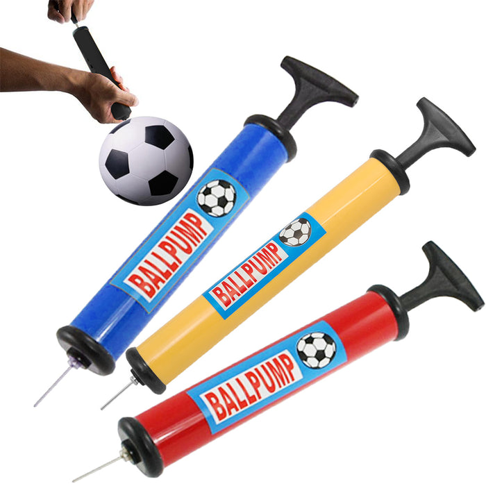 6 Pc Hand Air Pump Inflator Needle Sports Ball Football Basketball Soccer Balls